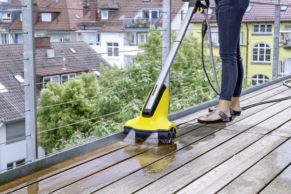 Kärcher PCL 4 Terassenreiniger Golvpolerare 800 RPM Svart. Gul