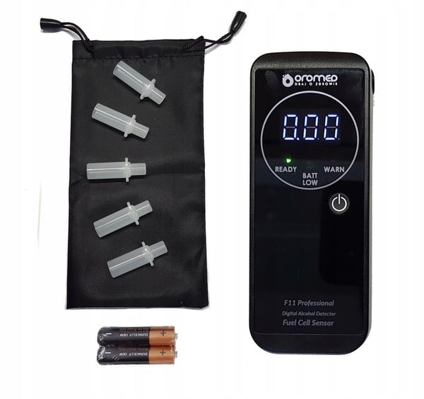 Oromed F11 PROFESSIONEL alkoholtester 0 - 4% 0,05% Sort