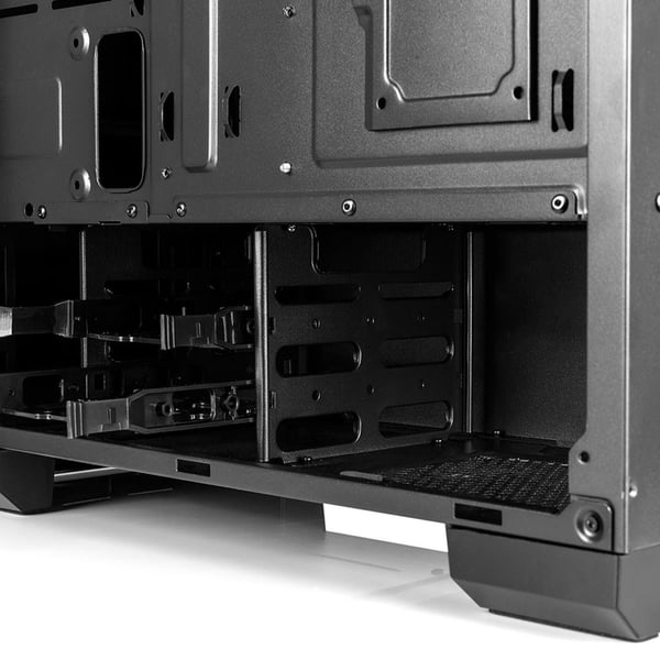 Modecom Oberon Pro Midi-Tower -tietokonekotelo, musta