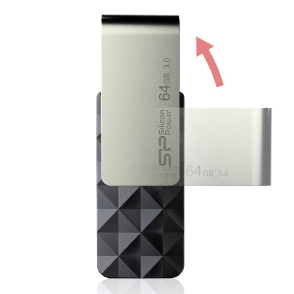 Silicon Power Blaze B30 USB-minne 32 GB USB Typ-A 3.0 (3.1 Gen 1) Svart