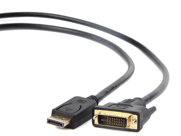 Gembird CC-DPM-DVIM-6 -videokaapelisovitin 1,8 m DisplayPort DVI musta