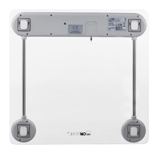 Clatronic PW 3368 Elektronisk personvægt Hvid
