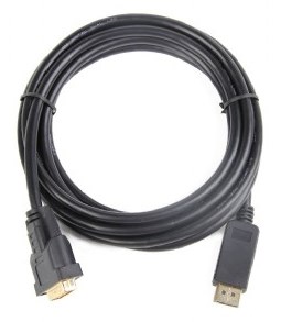 Gembird CC-DPM-DVIM-6 -videokaapelisovitin 1,8 m DisplayPort DVI musta