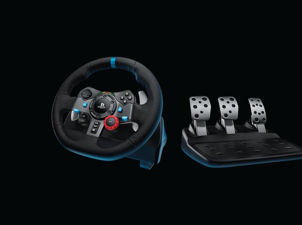 Logitech G G29 Rat + Pedaler Playstation 3, PlayStation 4 Analog USB 2.0 Sort