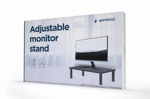 Gembird MS-TABLE-01 näytön teline/jalusta musta pöytä