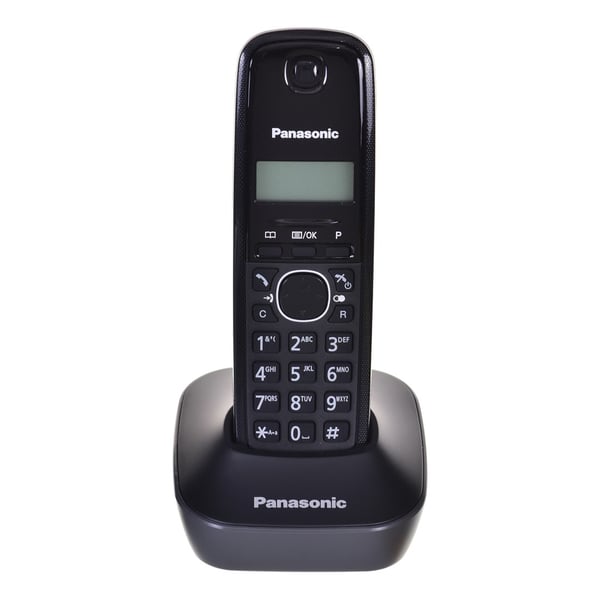 Panasonic KX-TG1611 telefon DECT-telefon Svart Nummerpresentation