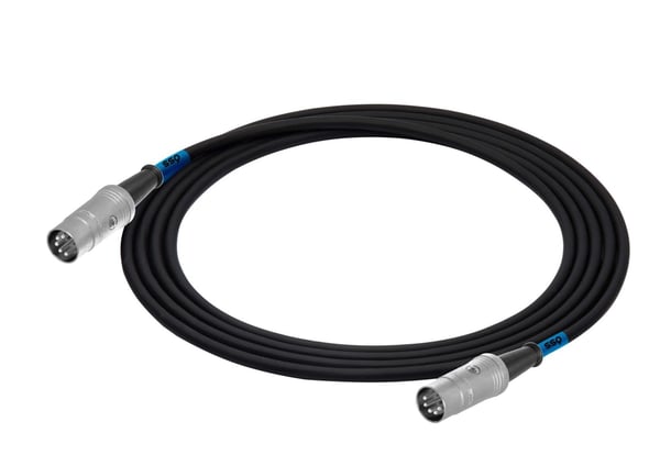 SSQ MIDI2 SS-1418 Kabel MIDI (5-benet) - MIDI (5-benet) 2 m Sort