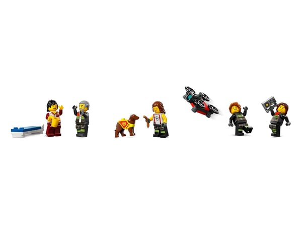 LEGO CITY 60414 BRANDSTATION MED BRANDBIL