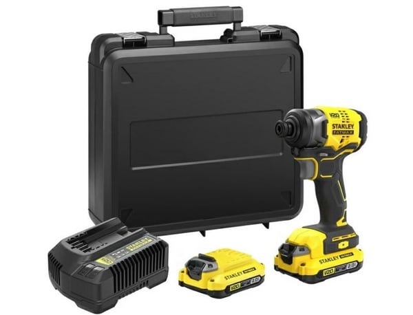 Stanley SFMCF810D2K-QW elektrisk skruetrækker/slagnøgle 2800 o/min Sort, Gul