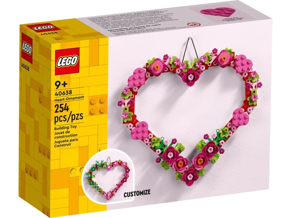 LEGO 40638 Hjärtdekoration för firande