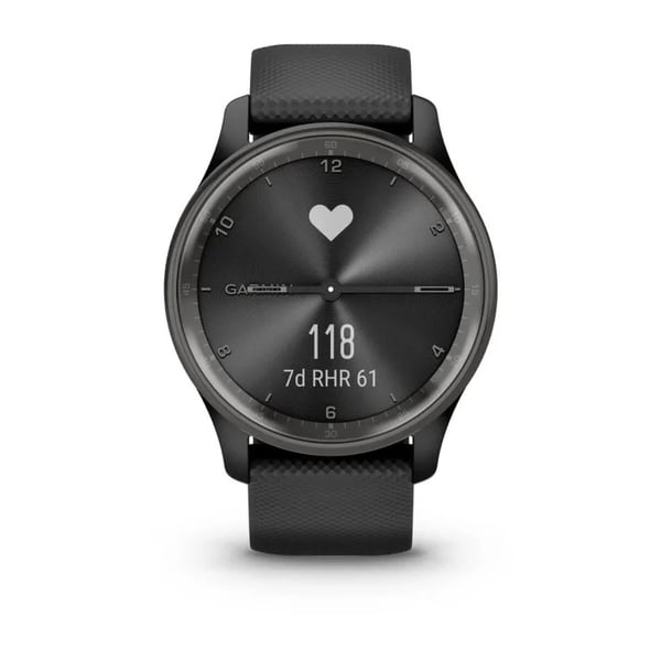 Garmin vivomove Trend LCD 40 mm Hybrid 254 x 346 pixels Touchscreen Sort GPS (satellit)