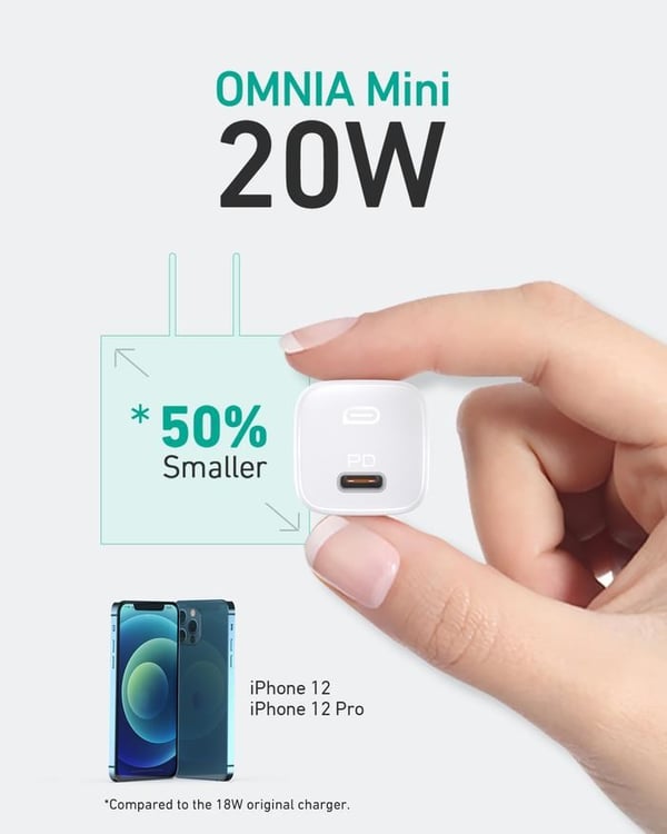 AUEKY PA-B1 Vægoplader 1x USB-C Power Delivery 3.0 20W