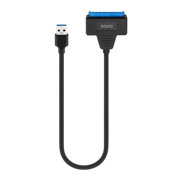 SAVIO AK-68 Adapter USB-A 3.1 Gen 1 (han) - SATA (hun) til 2,5" drev