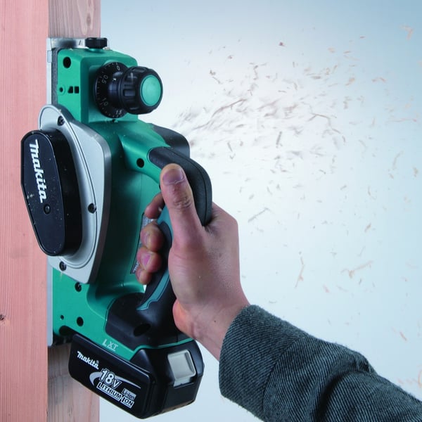 Makita DKP180Z høvl 14000 o/min Sort, Blå