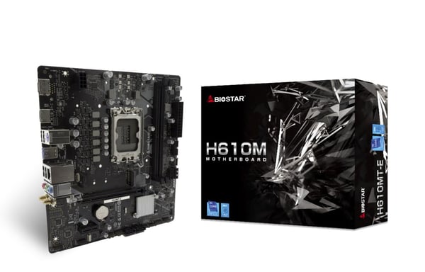 Biostar H610MT-E bundkort Intel H610 LGA 1700 micro ATX