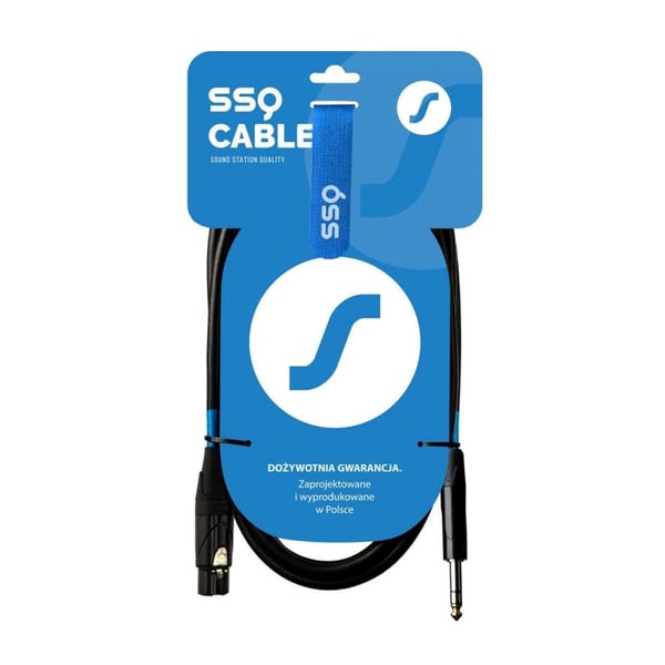 SSQ XLRJS5 - XLR hun / 6,3 mm stereostik