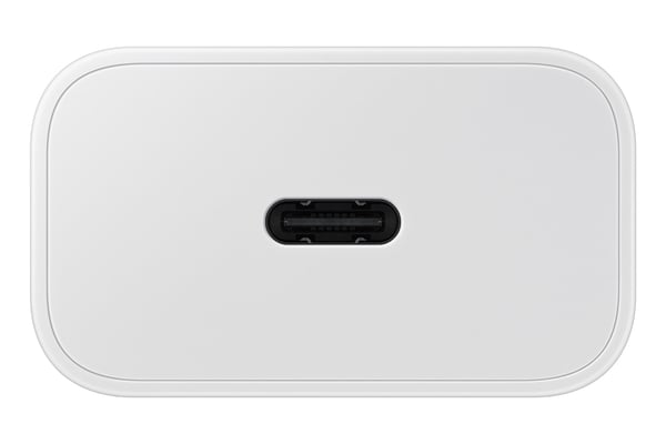 Samsung EP-T2510 älypuhelin, valkoinen, AC. USB-pikalataus sisätiloihin.