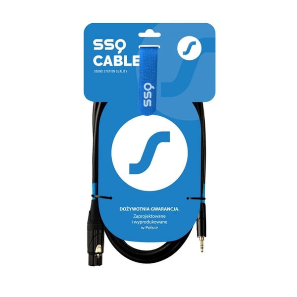 SSQ XLRMi0.5 - XLR hun / 3.5 stereo jack