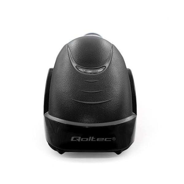 Qoltec 50853 Laser streckkodsläsare 1D | 2D | Svart