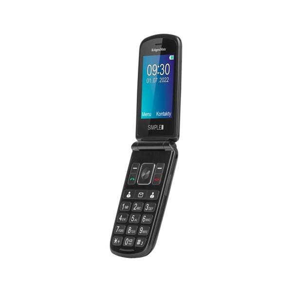 MaxCKruger & Matz Telefon til seniorer KM0929 7,11 cm (2,8") 108,5 g Sort