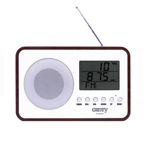 Camry CR1153 radio Bärbar digital svart.vit