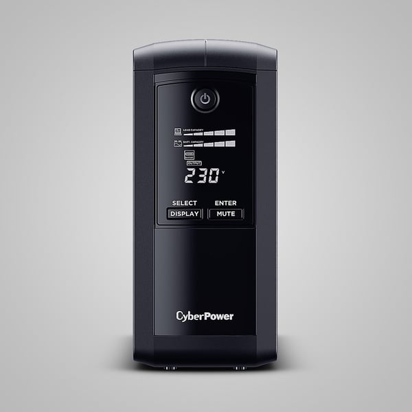 CyberPower Tracer III VP1000ELCD-FR keskeytymätön virtalähde (UPS) Line-Interactive 1 kVA 550 W 4 AC-pistorasiaa
