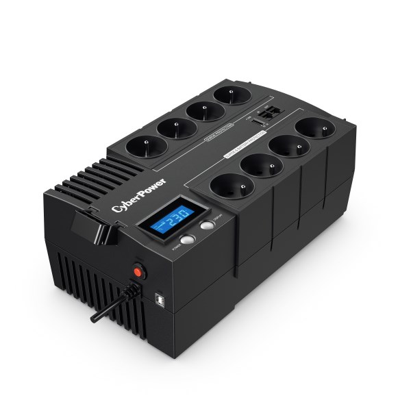 CyberPower BR700ELCD-FR UPS (afbrydelsesfri strømforsyning) Line-Interactive 0,7 kVA 420 W 8 AC-stikkontakter