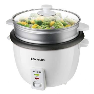 Taurus RICE CHEF riisinkeitin 1,8 L 700 W Harmaa. Valkoinen
