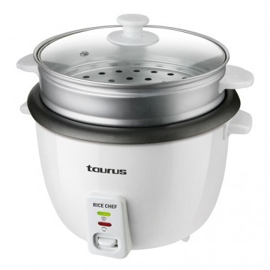 Taurus RICE CHEF riisinkeitin 1,8 L 700 W Harmaa. Valkoinen