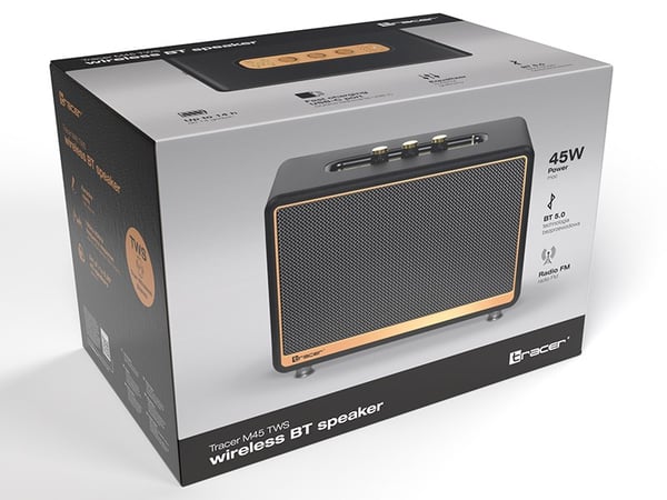 Tracer M45 højttaler TWS bluetooth 45W sort TRAGLO47248