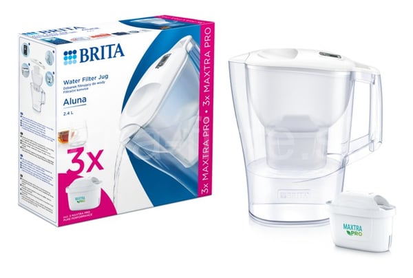 Brita 1052801 vattenfilter Bänkvattenfilter 2,4 L Vit