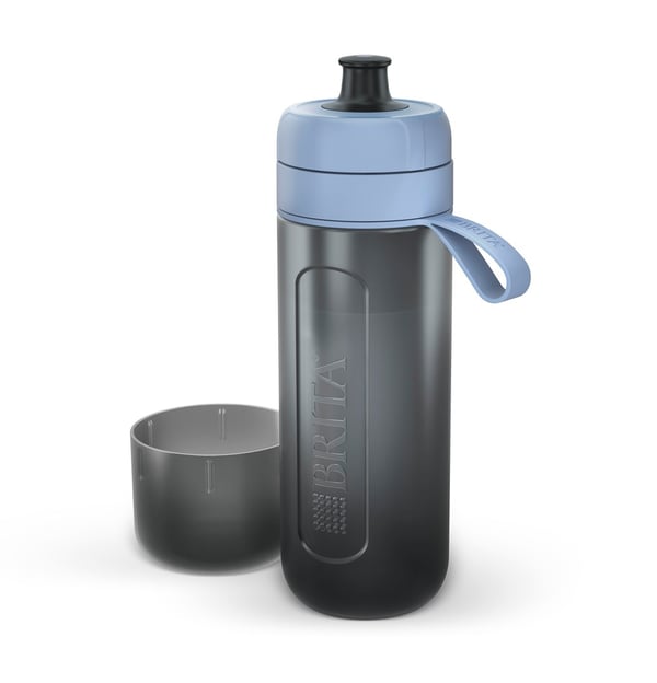 Brita Active blå filterflaske med 2 skiver