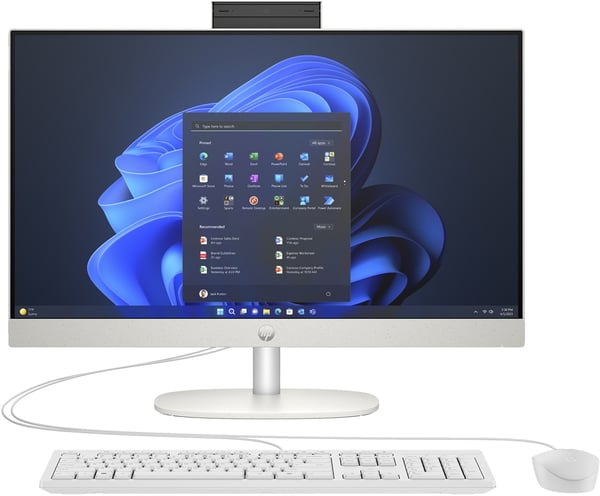 HP ProOne 240 G9 AIO i5-1335U 23,8" FHD 16 GB DDR4 3200 SSD512 Intel Iris Xe-grafik W11Pro