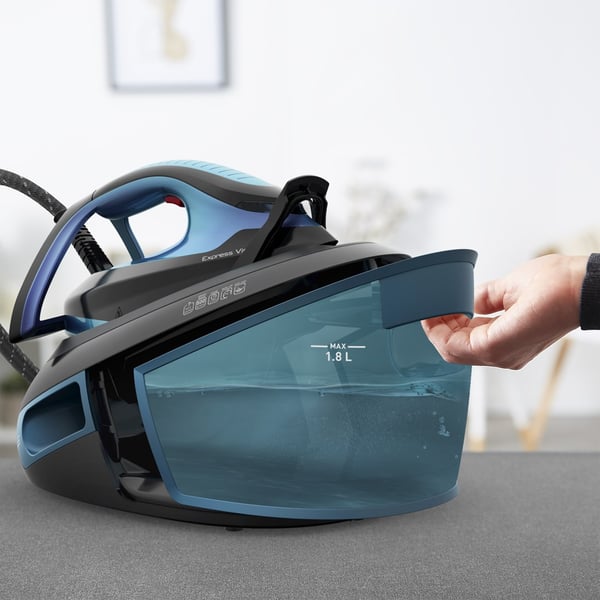 Tefal Express Vision SV8151 2800 W 1,8 L Durilium AirGlide Autoclean -pohja Sininen, Musta