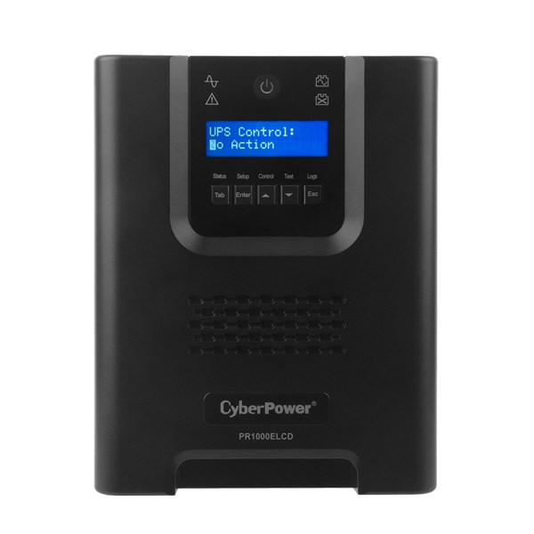 CyberPower PR1000ELCD keskeytymätön virtalähde (UPS) 1 kVA 900 W 8 AC-pistorasiaa
