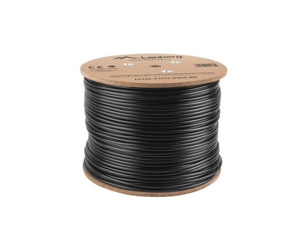 Lanberg LCU6-21CU-0305-BK netværkskabel Sort 305 m Cat6 U/UTP (UTP)