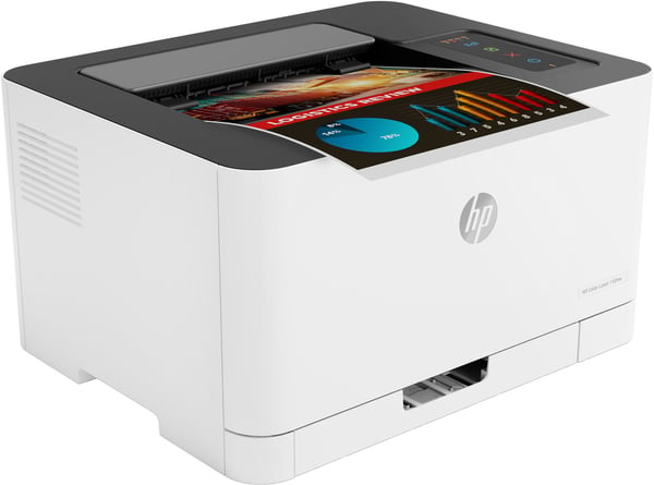 HP:n värilaser 150nw. Tulostus