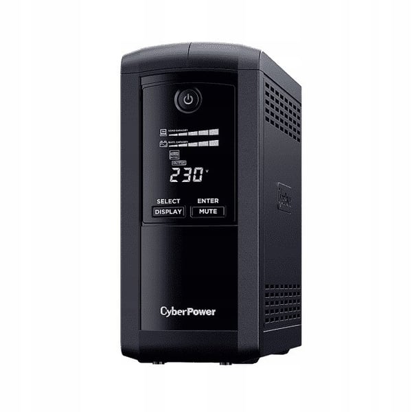 CyberPower Tracer III VP1600ELCD-FR keskeytymätön virtalähde (UPS) Line-Interactive 1.6 kVA 900 W 5 AC-pistorasiaa