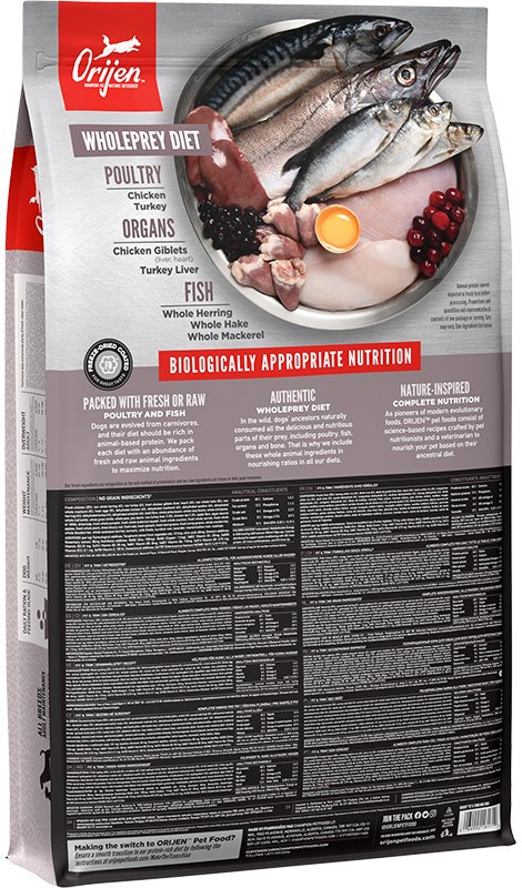 ORIJEN Fit & Trim - torrfoder för hundar - 11,4 kg