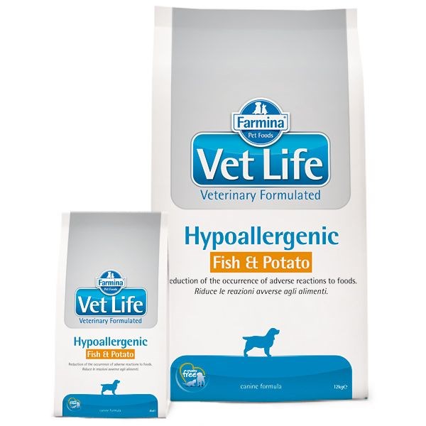 Farmina Vet Life Hypoallergeniskt Fisk & Potatis Hund 12 kg Farmina Vet Life Hypoallergeniskt Fisk & Potatis Hund 12 kg