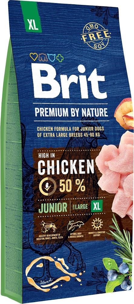 BRIT Premium by Nature Junior XL Kylling - tørfoder til hunde - 15 kg BRIT Premium by Nature Junior XL Kylling - tørfoder til hunde - 15 kg