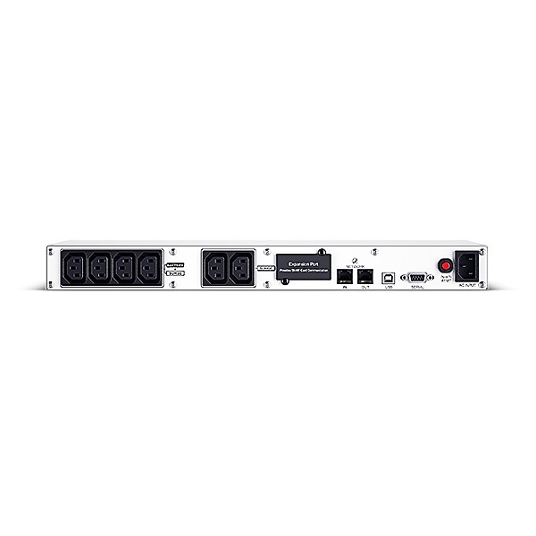 CyberPower OR600ERM1U keskeytymätön virtalähde (UPS) Line-Interactive 0.6 kVA 360 W 6 AC-pistorasiaa