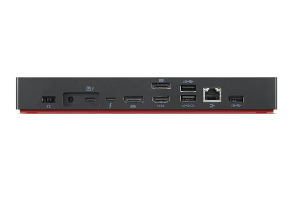 Lenovo 40B00300EU notebook dock/portreplikator Kabelbaseret Thunderbolt 4 Sort. Ed