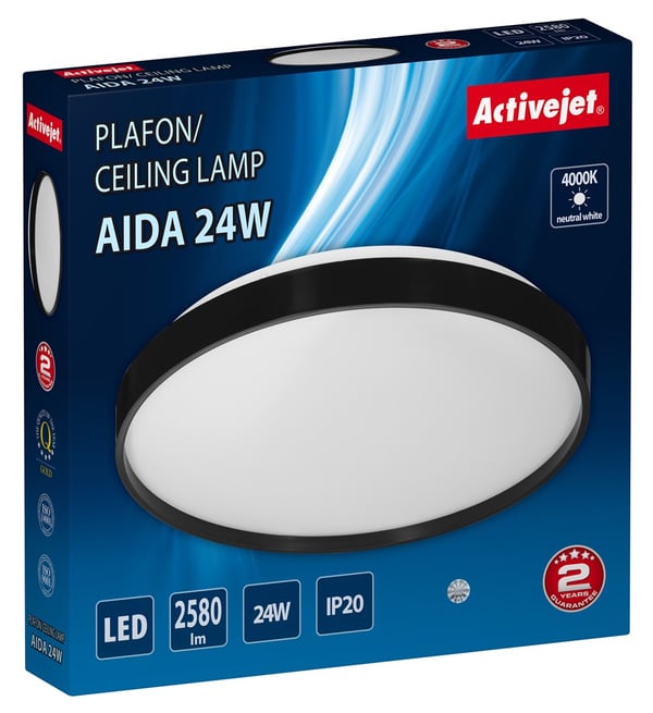 Activejet LED-kattovalaisin AJE-AIDA 24W