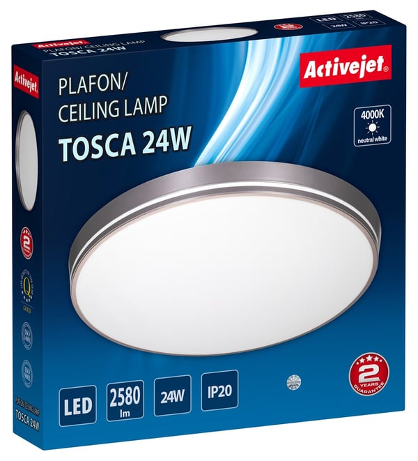 Activejet LED-kattovalaisin AJE-TOSCA 24W