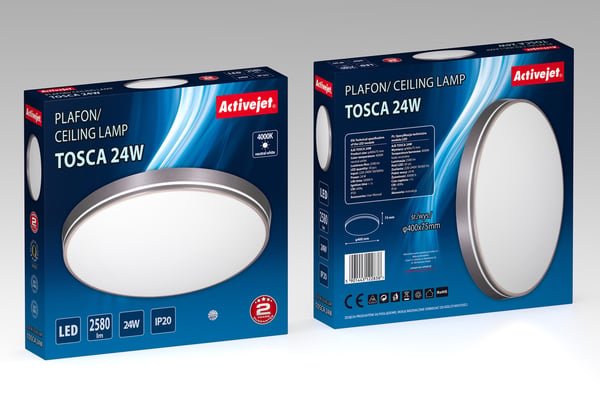 Activejet LED-kattovalaisin AJE-TOSCA 24W