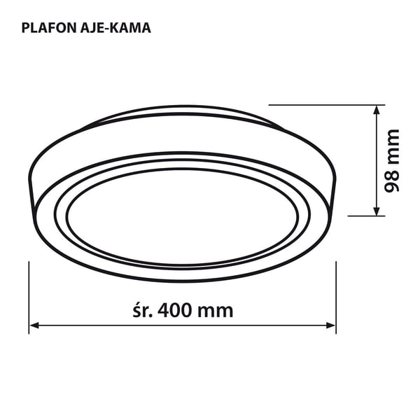 Activejet LED loftslampe AJE-KAMA 24W