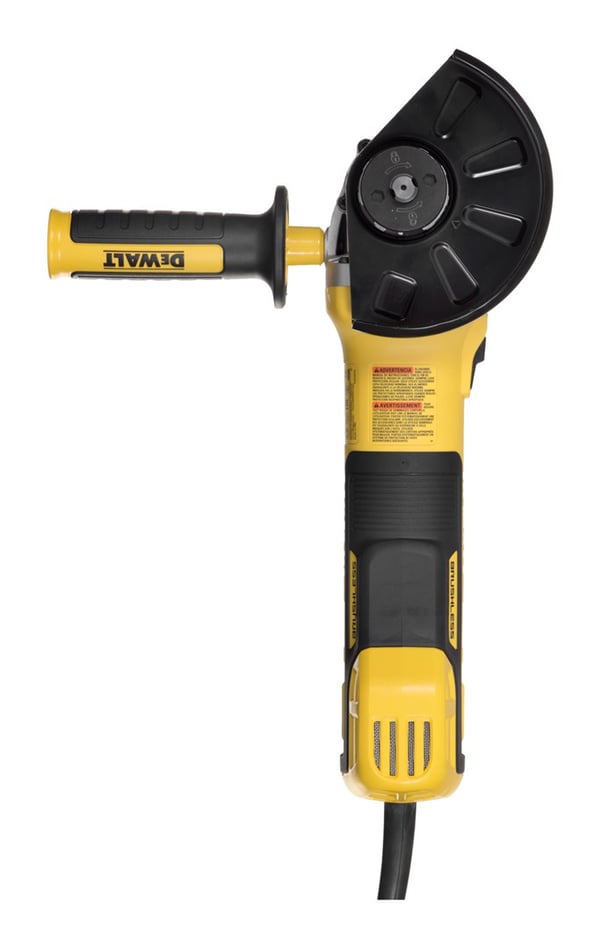 DeWALT DWE4357-QS transportabel slibemaskine Skivesliber Sort, Gul 10500 o/min 1700 W