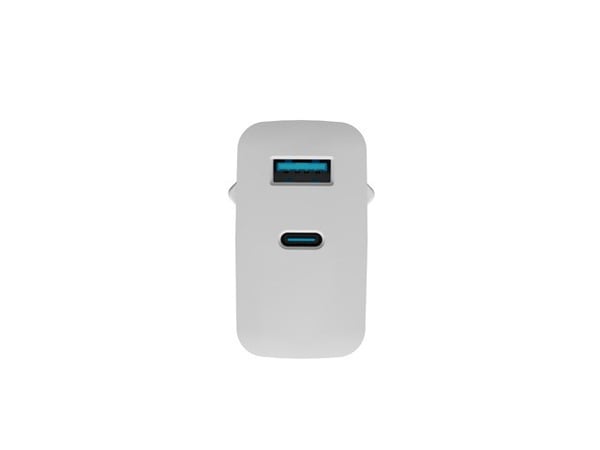 NATEC RIBERA GAN -LATURI 1x USB-A + 1x USB-C 65W VALKOINEN