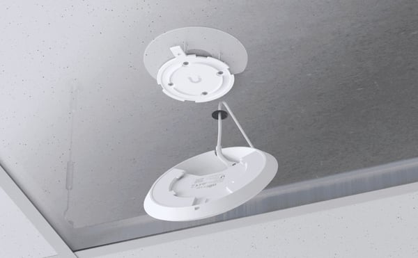 Ubiquiti U6+ trådløst adgangspunkt 2402 Mbit/s Hvid Power over Ethernet (PoE)